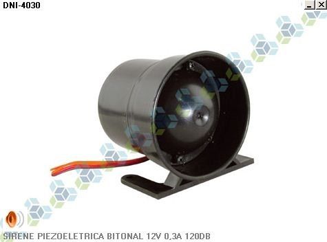 SIRENE BITONAL 12V 120DB